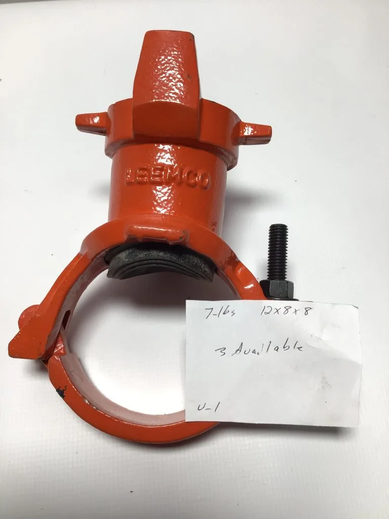Leemco LTS-400 C 4″ Lateral Saddle for LV Valves Ductile Iron