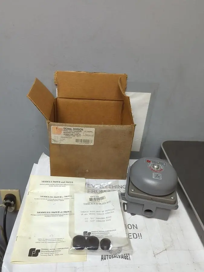 New | in-Stock FEDERAL SIGNAL 504WB-120 Misc Electrical & Power Parts | Surplus Asset Holdings #1219437