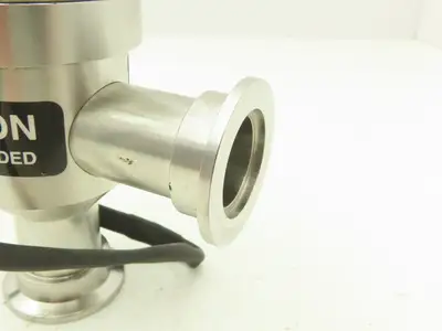 MDC KAV-100-P-02 Pneumatic Angle Solenoid Valve High Vacuum 1" Connection