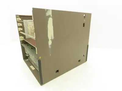 Cincinnati Milacron 1-230-0535 PCB Chassis 4 Slot Rack With Power Supply 275V