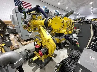 Used 2016 FANUC R-2000IB/250F 6 AXIS ROBOT WITH FANUC R30IB CONTROLLER Robots | Harbor Machinery Inc. #1283359