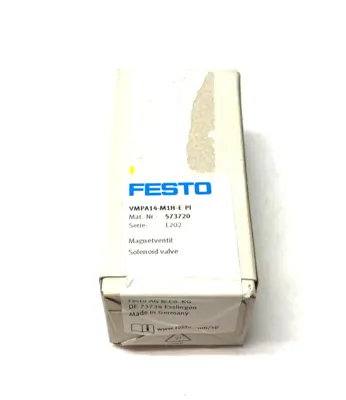 NEW FESTO SOLENOID VALVE, 5/3, EXHAUSTED