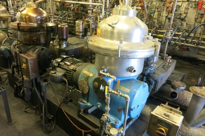 Westfalia SAMR 5036 Separator, 20 HP, 6400 RPM, Desludger