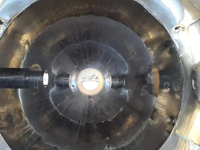 Mixer, Conical, 100 CF, 304 Stainless Steel, Gemco, 7.5 HP, #S741455