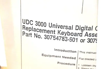 NEW HONEYWELL 30754783-501 REPLACEMENT KEYBOARD MEMBRANE FOR UDC 3000