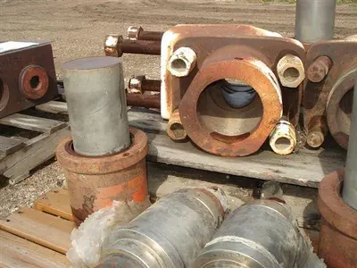USED WESTERN ROUGHRIDER RR1000 TRIPLEX FRAC/MUD PUMP MODULE
