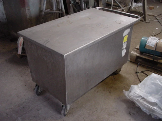 280L S/S Rectangular Tank With Loose Lid