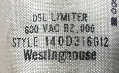 USED Westinghouse 140D316G12