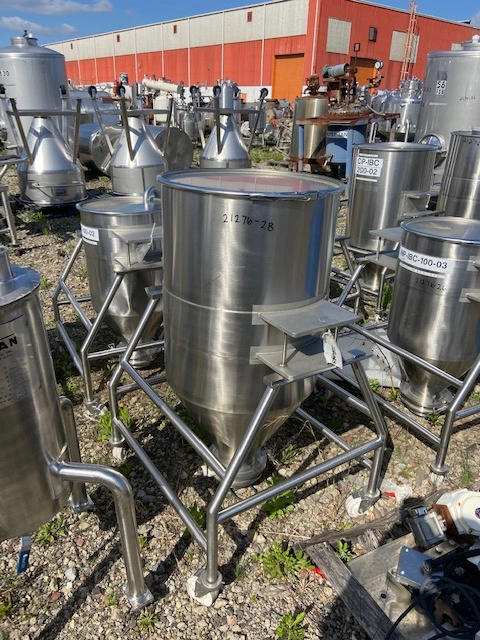 Used _UNKNOWN_ 45 GALLON Stainless Steel Tanks New Jersey US | Perry Equipment #118227