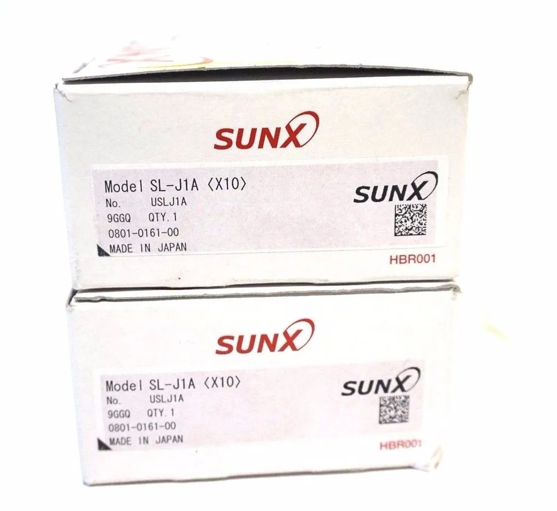 2 NEW SUNX SL-J1A HOOK UP CONNECTOR SLJ1A