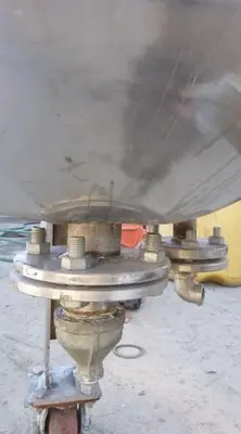 Tank, 25 Gallon, 316 Stainless Steel, 20" x 16", 1 HP, Jacketed, Agitated, OT/CB #S743429