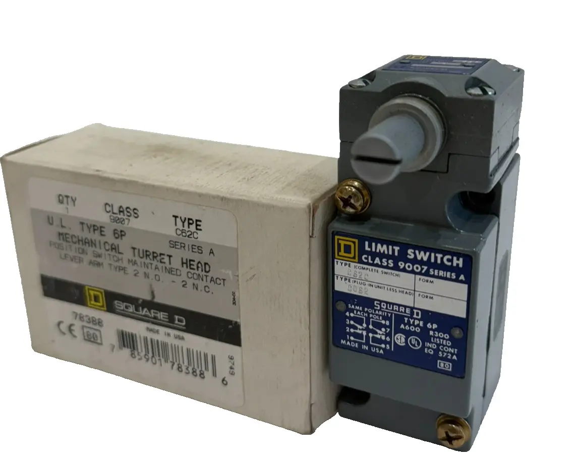 NEW SQUARE D 9007C62C LIMIT SWITCH SER. A