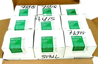 NEW LOT OF 39EA MSA 813138 NOSECUP FOR ULTRAVUE FACEPIECE SMALL