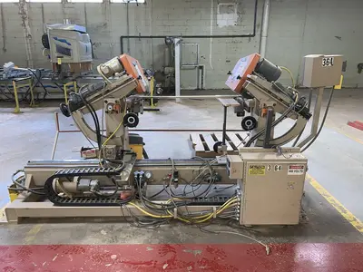 NICHOLS DOUBLE-END ANGLE BORING MACHINE