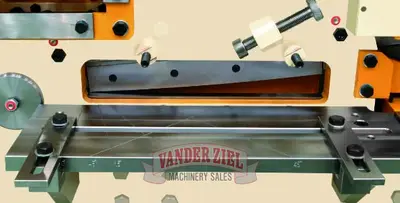 Geka Hydracrop 55/110 60 Ton Dual Cylinder Ironworker - NEW