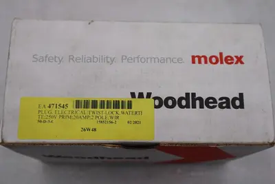 1301470021 Plug- Watertite Turnexwatert cat# 26W48 , NEMA L6-20A STOCK 3979
