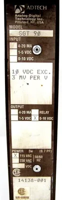 USED ADTECH POWER SGT-90 STRAIN GAGE PRESSURE TRANSMITTER SGT90