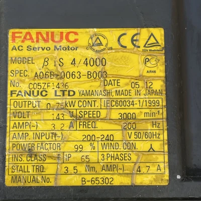 Used FANUC A06B-0063-B003 Misc Industrial Equipment California US | Davliegogo LLC #1732521
