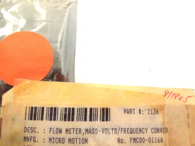USED MICRO MOTION FMC00-0116A FREQUENCY BOARD FMC000116A