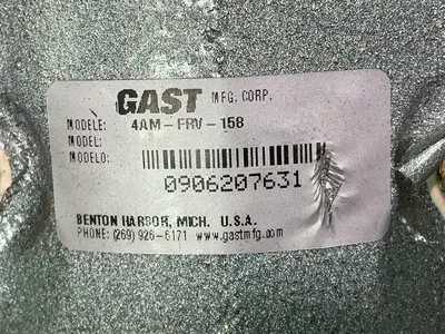 Used GAST 4AMFRV158 Pumps Ohio US | HGR 24 #1487014