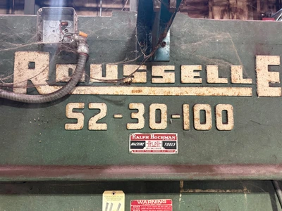 Used ROUSSELLE 8S100 Straight Side Presses Illinois US | Aucto #1437242