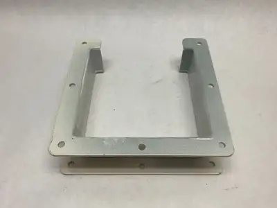 USED HOFFMAN NVENT WIREWAY NIPPLE LAY-IN HINGED COVER 6" X 6" PAINTED WHITE