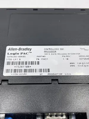 USED ALLEN-BRADLEY ALLEN-BRADLEY 1756-L61 SER B