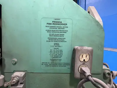 Used PIRANHA PII88 Ironworkers Ohio US | HGR 24 #1276067
