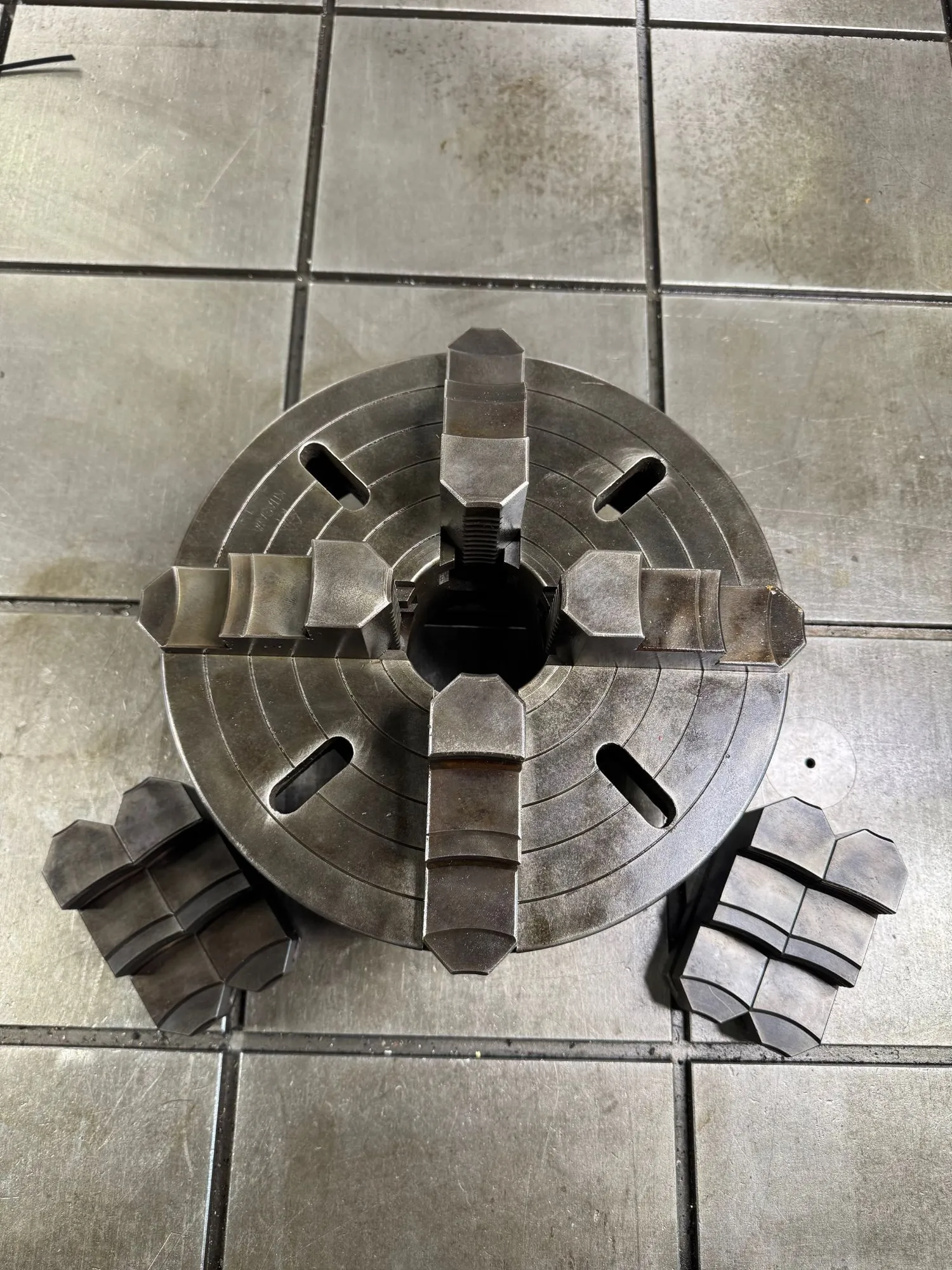 12" KITAGAWA 4 Jaw Chuck D1-6 Japanese #7597