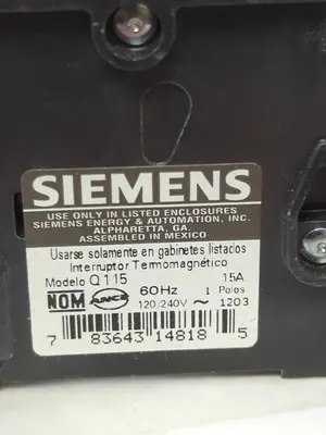 New | in-Stock SIEMENS Q115 Miscellaneous Equipment (Electrical & Power) Ohio US | Surplus Asset Holdings #1236936
