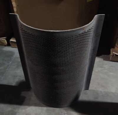 🔥3/8" Hole Granulator Metal Grinder Screen 36"x28"x10"