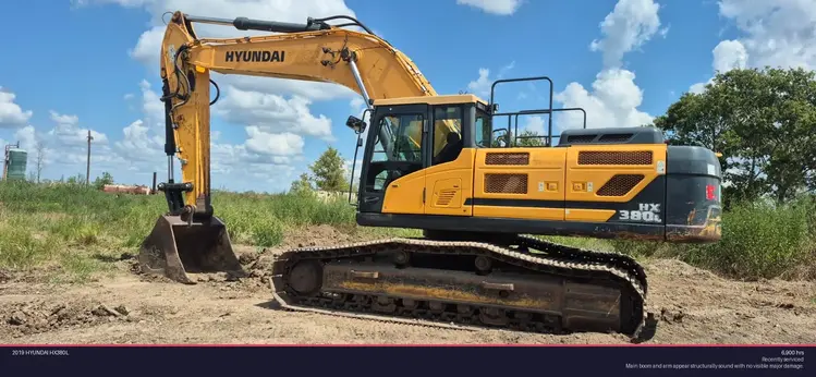 Used 2019 HYUNDAI HX380L Excavators Texas US | Proxy Equipment #1378469