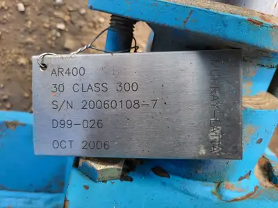 30" Class 300, Knife Gate Valve AR400