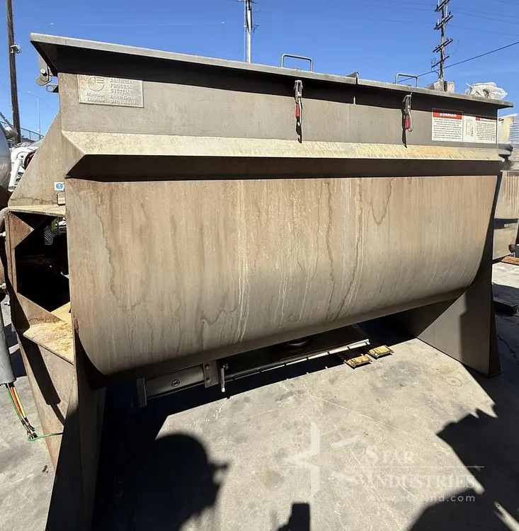 Used 2012 AMERICAN PROCESS FPB075 Paddle Mixers California US | Star Industries #1254368