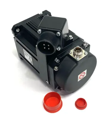 USED MITSUBISHI ELECTRIC BRUSHLESS AC SERVO MOTOR, ROTARY, KEYED SHAFT