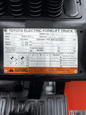 USED 2006 TOYOTA 7FGCU25