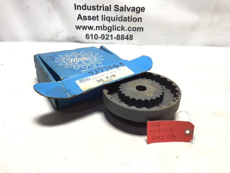 Used MARTIN SPROCKET & GEAR 9S P/B QUADRAFLEX COUPLING FLANGE Bearings Pennsylvania US | Moses B Glick #1012583