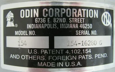 NEW ODIN CORPORATION 154 COUPLING