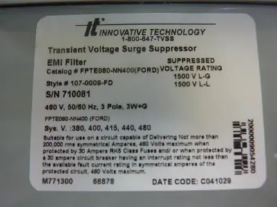 NEW INNOVATIVE TECHNOLOGY INC FPTE080-NN400