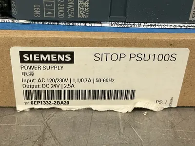 Used SIEMENS 6EP13322BA20 DIN Rail Power Supplies Ohio US | HGR 24 #1545393