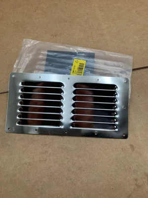 Haas Stainless Grill Vent 348-7321 9″X 4 1/2″ 481400 12 Hole -NOS