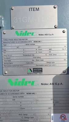 NEW NIDEC 700 HP