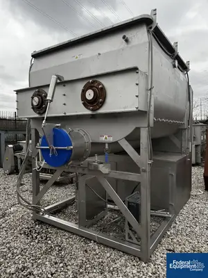 USED Weiler & Co, Inc. 220 Cu Ft Weiler Provisur Dual Shaft Paddle Mixer, Model M12900, S/S