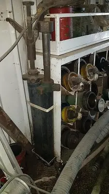 USED EMSCO F-650 TRIPLEX MUD PUMP