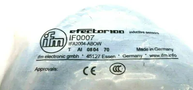 NEW IFM EFECTOR IFA2004-ABOW-IF0007 INDUCTIVE SENSOR IFA2004ABOWIF0007