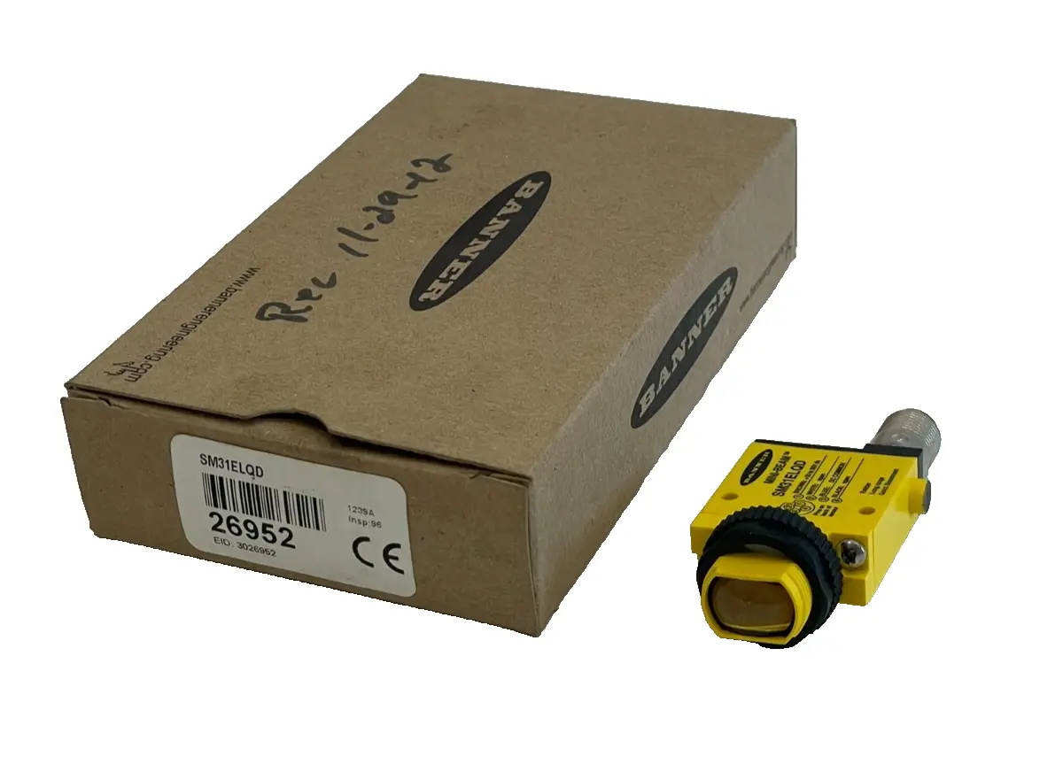 NEW BANNER SM31ELQD PHOTOELECTRIC SENSOR 26952