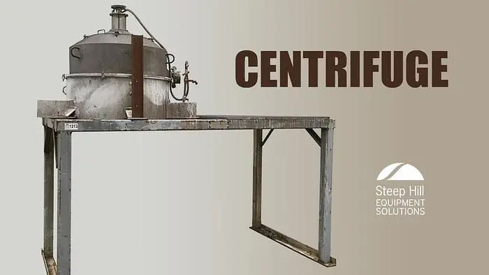 Used 1972 PFAUDLER GTL 3 Centrifuges | Steep Hill Equipment Solutions #771928