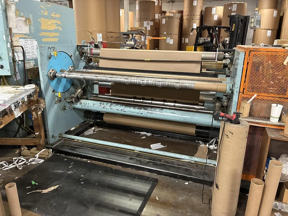 USED SHANKS COUNTER ROLL REWINDER