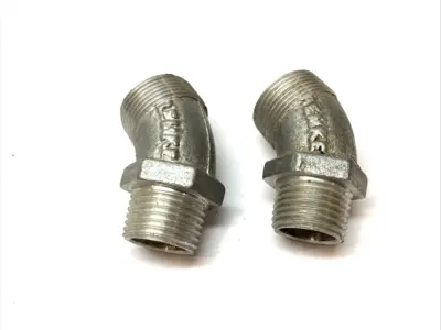 New | in-Stock Remke Aluminum 45 Degree Cord Grip 3/4" LOT OF 2 Electrical Fittings Michigan US | Maverick Industrial Sales #1399872