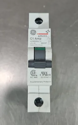General Electric EP61ULC01 Circuit Breaker, 1 Pole, 1 A, 277Vac. Loc 4E-3